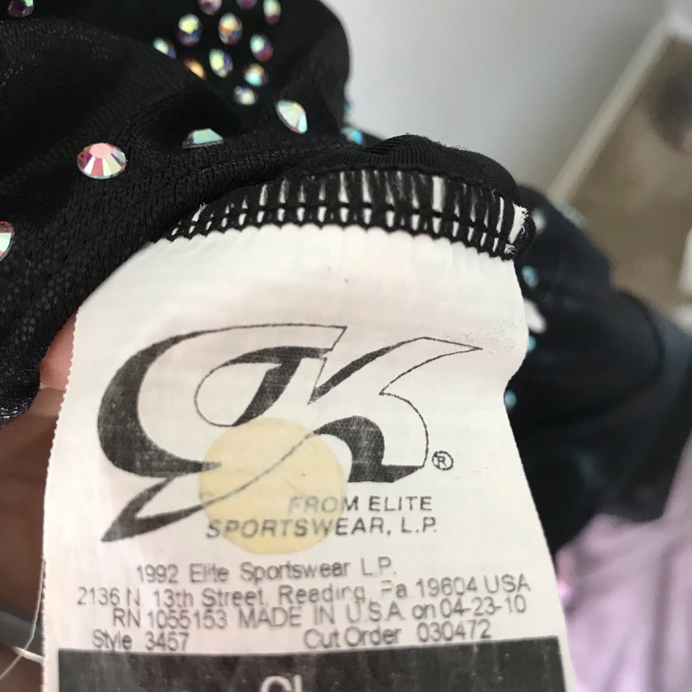 GK elite competition leotard